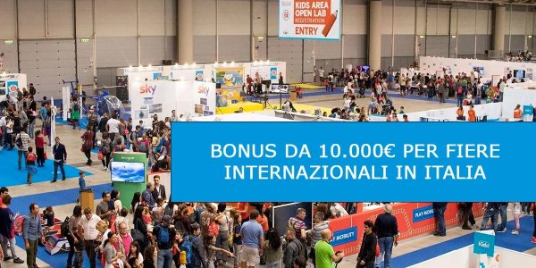 Buono fiere: contributo a fondo perduto per la partecipazione ad eventi fieristici in Italia